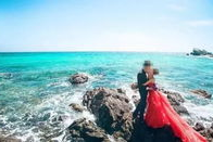 海边婚纱照图片,海边婚纱照的唯美瞬间